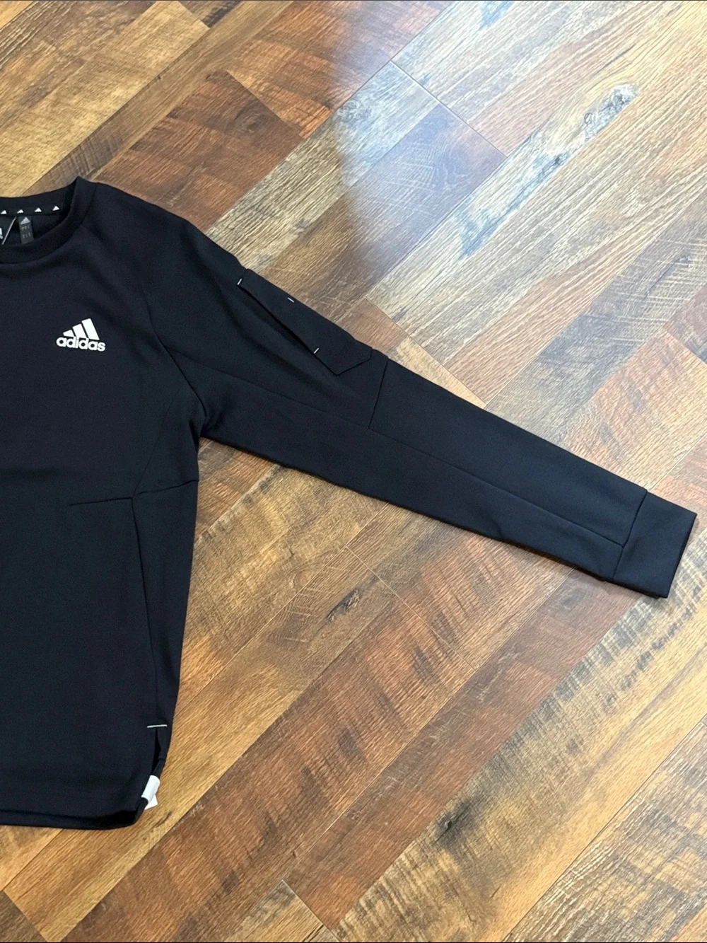 Adidas Game Day Crewneck Sweatshirt Black Men’s Small NWT